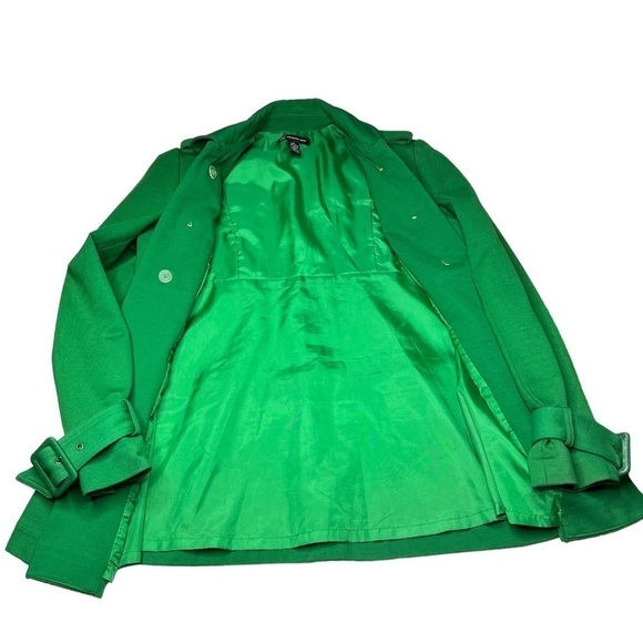 INC International Concept Gold Button Green Peacoat Blazer Women's Size S - Picture 10 of 16